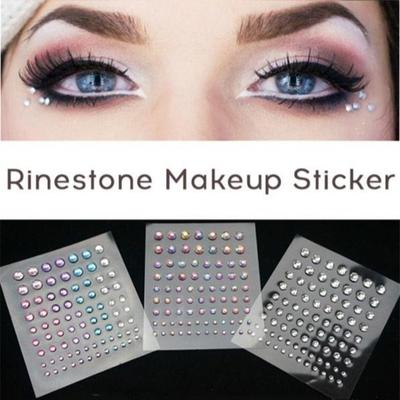 Juwel Augen Make-Up Augen Aufkleber Tattoo Diamant Make-Up Eyeliner Party Lidschatten