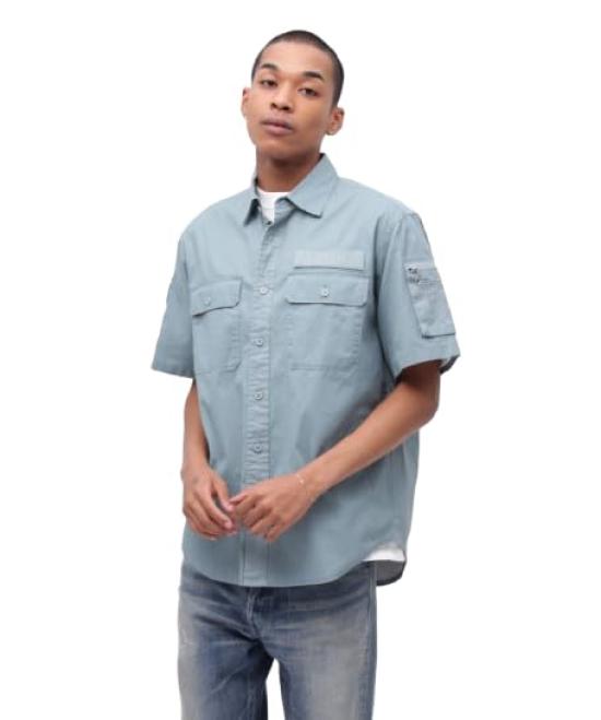 

AVIREX 50-летний юбилей PIGMENT FATIGUE Размер ФУТБОЛКА, Мужская, 2XL, 391, Сакс, 783-5123009