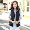 Large Size Light Down Cotton Short Vest Women's Autumn and Winter New Korean Version Women's Hooded Cotton Vest Small Vest