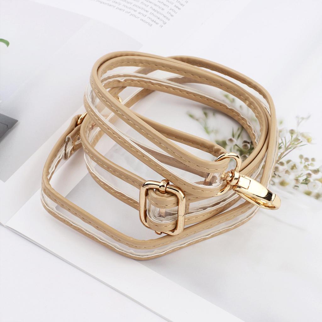 Crossbody Handle Fashionable Strap Long Shoulder Belt Long PVC Strap Comfortable Bag Handle for DIY Customization