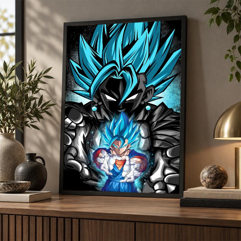 5D Diamond Painting Dragon Ball Vegeta DIY Full Drill Diamond Art Kit Home Decoration