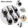 Hexagonal Bit Socket 1/4" Hex Shank Hex Nut Socket 9/14 Pcs Electric Drill Bit Set Household Auto Repair Tool