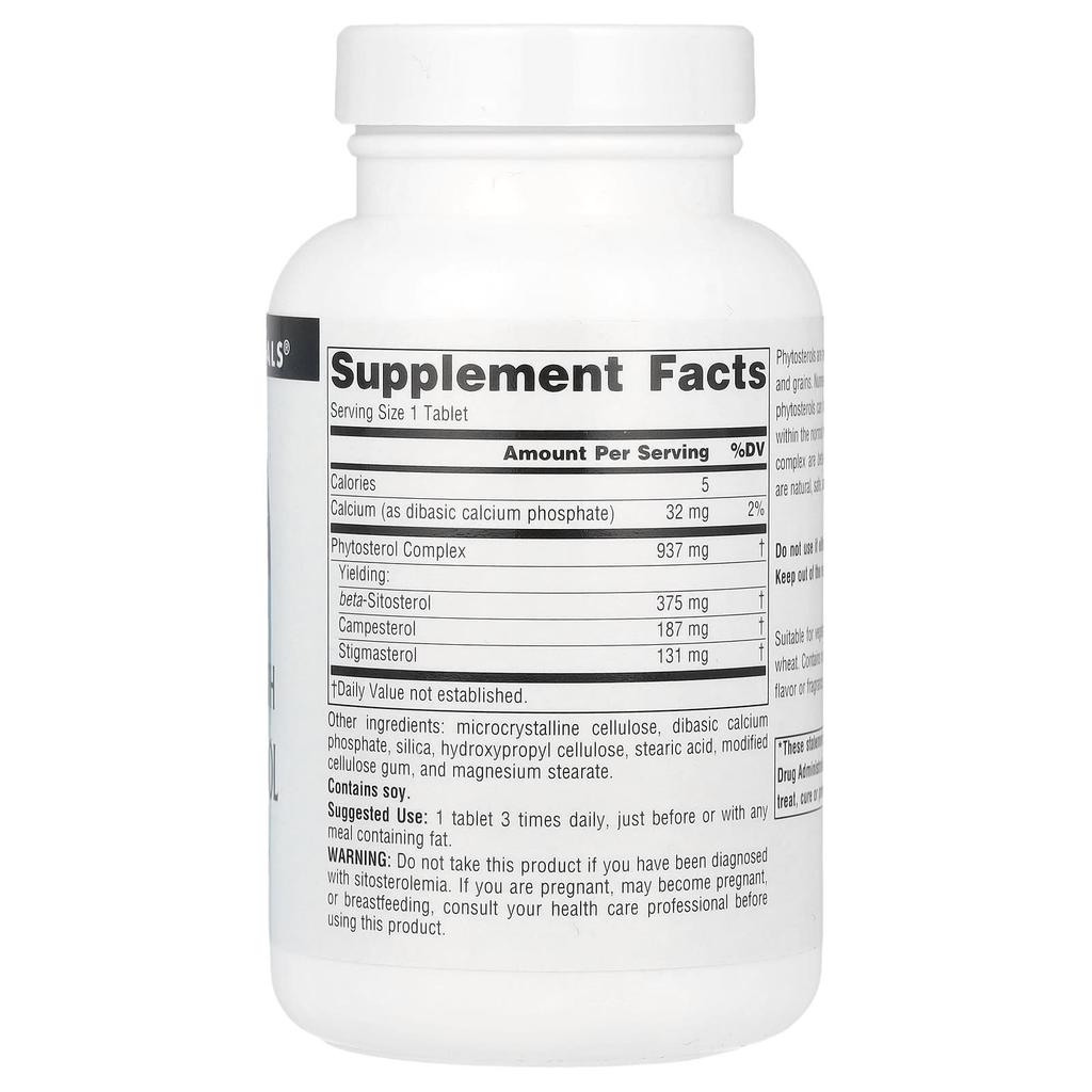 Mega Strength Beta Sitosterol, 375Mg, 60 Tablets