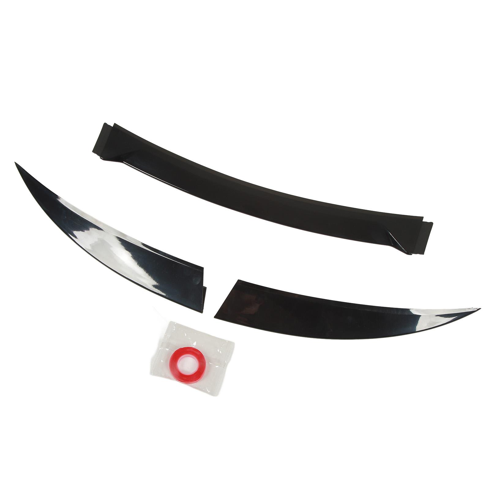 

Rear Trunk Spoiler Glossy Black Trunk Lid Spoiler Tail Trunk Lip Molding Trim Replacement for Tesla Model 3 2017 to