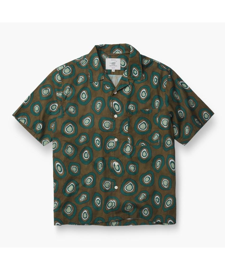 Henlikoteun Hawaiian Open Collar Shirt (Relaxed Fit) Ahsam26631Brx