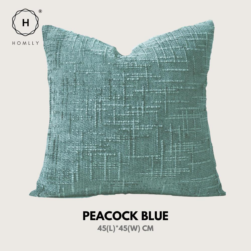 Homlly Fjord Textured Chenille Decorative Pillow Cushion Cover Case (45x45cm) X2PCS