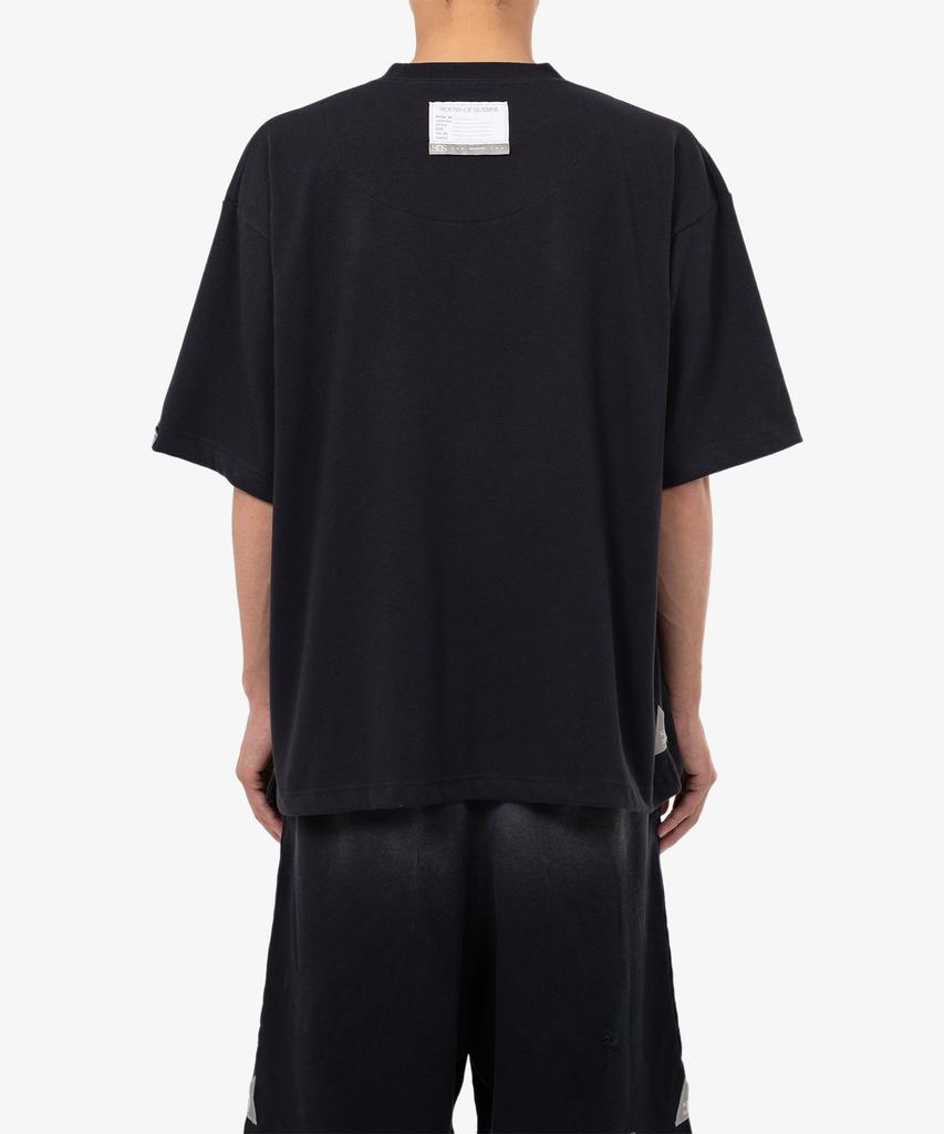 Saundeuobeuseonlaijeu Printed T-Shirt Navy
