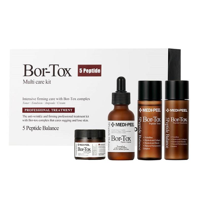 

Medi-Peel PEPTIDE-TOX Bor Multicare 5 Пептидный набор: Тонер+Эмульсия+Ампула+Крем