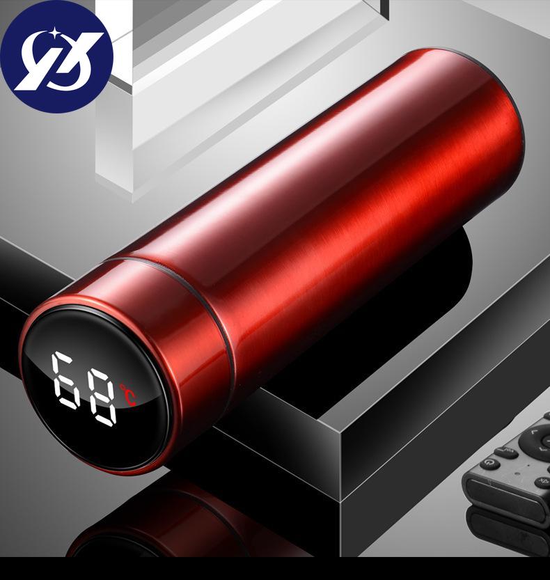 Smart Insulation Cup Touch Temperature Display Men and Women Office Cup 304 Stainless Steel Water Cup Business Gift