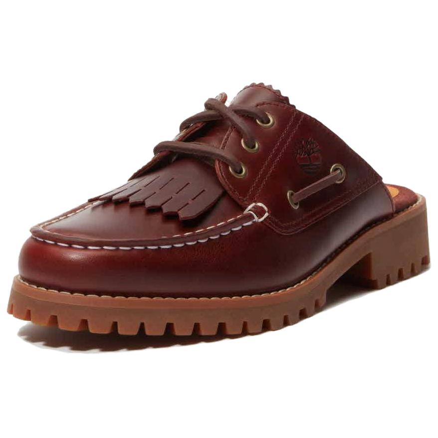 Timberland Noreen Comfortable Versatile Rubber Sole Anti-Wear Non-Slip Closed-Toe Slippers Women slippers Brown TB0A4198EIW1