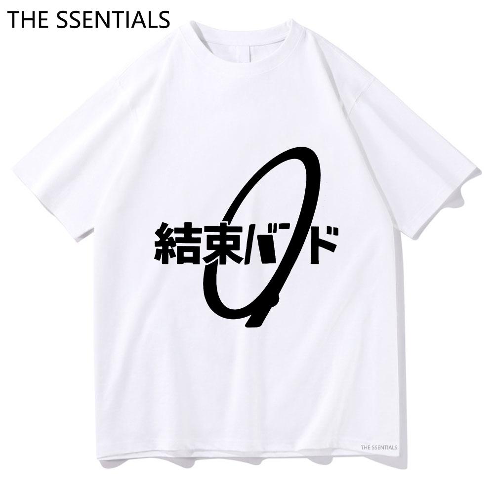 Bocchi The Rock T Shirt Unisex  Harajuku Cartoon Graphic Hitori Tshirt Unisex Anime Unisexga Aesthetic Casual Cotton Kawaii Tees Shirts