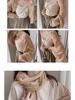 Korean-Style Pearl Sleeve Knit Shawl: Women's Early Autumn Office Cardigan & Two-Way Scarf