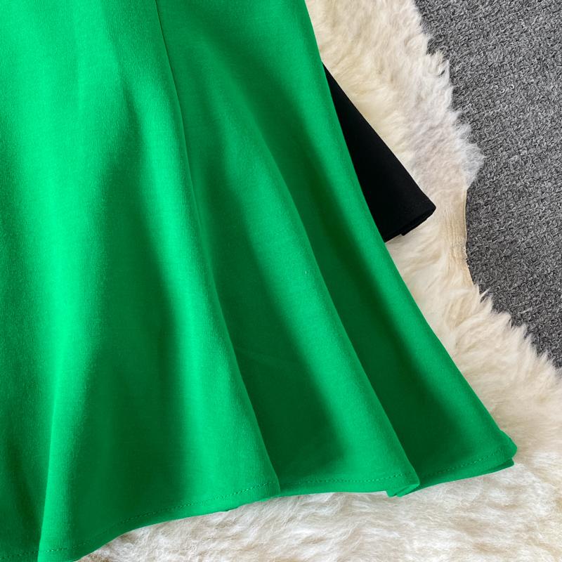 Spring And Autumn Professional Temperament Mermaid Skirt Office Lady Mid-Length Solid Package Hip Skirt High Waist Skirts