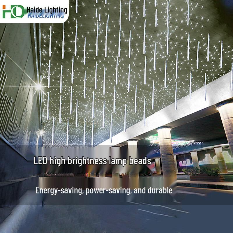 Outdoor Waterproof LED Meteor Shower String Lights 50cm x 10 Tubes