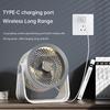 Desktop Fan Air Circulation Fan USB Rechargeable Outdoor Camping Portable Wall Mounted Small High Wind Fan For Student Home Use