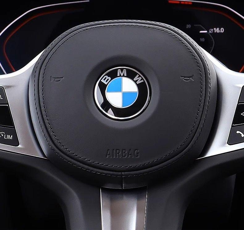 Car Steering Wheel Decoration Badge 45mm Sticker Accessories For BMW F25 F26 F16 F15 F34 F07 F40 F10 F45 F46 G20 G22 G23 G12 F13 DL5