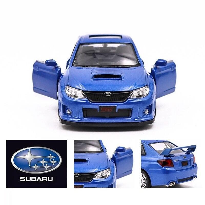 Subaru Impreza WRX STI 2010 Rallyové auto JDM Simulace Odlévaný a Hračka Vozidlo RMZ city 1:36 dárků ze slitinových modelů pro děti