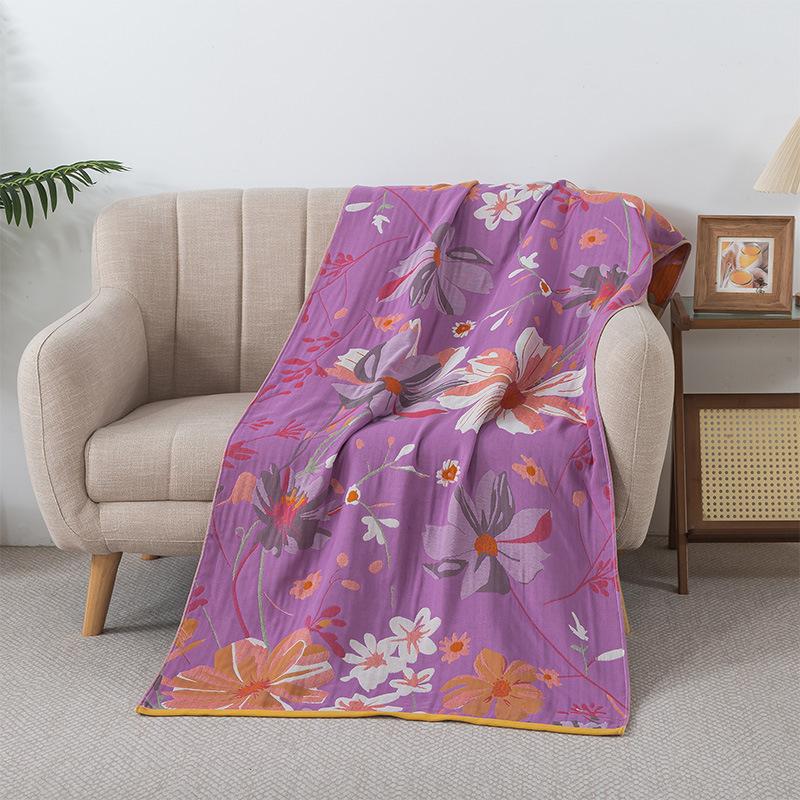 

Кантри Цветы Взрослое Банное Полотенце Мягкое Большое Размер Хлопковая Марля Пляжное Полотенце 80x160см Жаккард Обертывание для Бассейна и Ванны Быстросохнущее 80x160cm&1pc