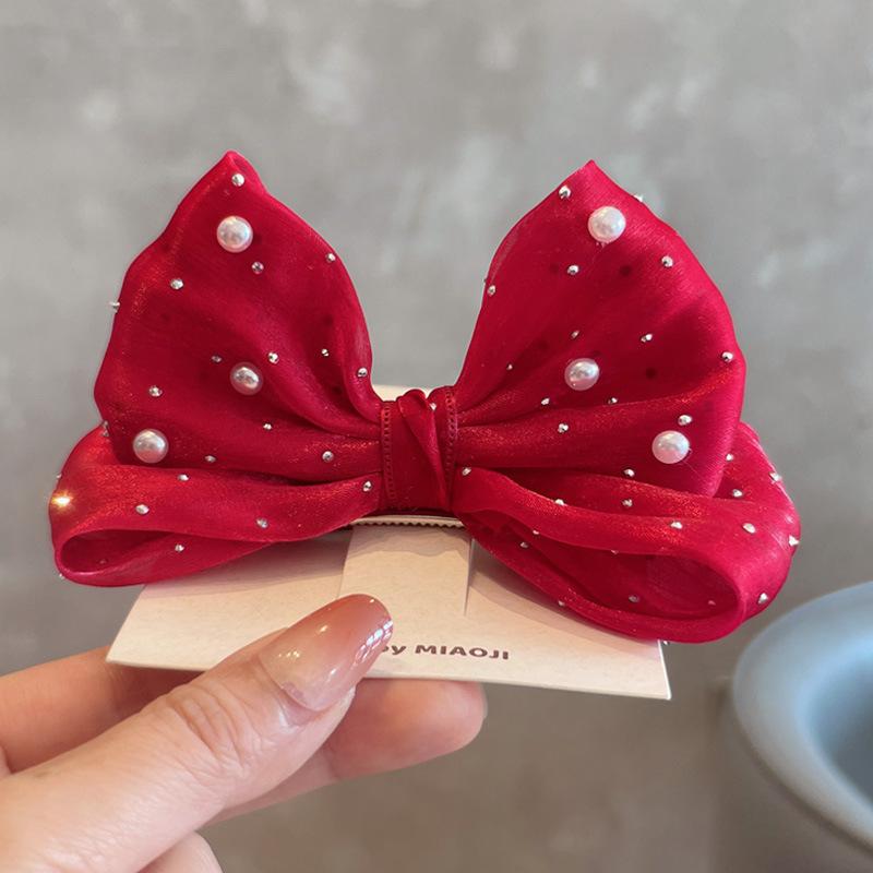 Princess Crown Bow Duckbill Clips Sweet Cute Girls Hair Side Clip Kids Headwear Birthday Party Present Photo Props Accessories
