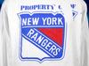 Vintage 80er NEW YORK RANGERS NHL EISHOCKEY Langarm T-Shirt L/XL Stadt NYC weich