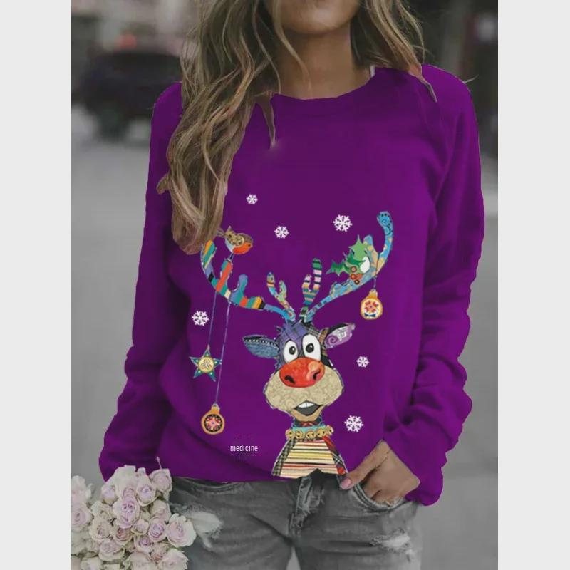 2024 Christmas Long Sleeve Sweater for Men and Women - European and American Style