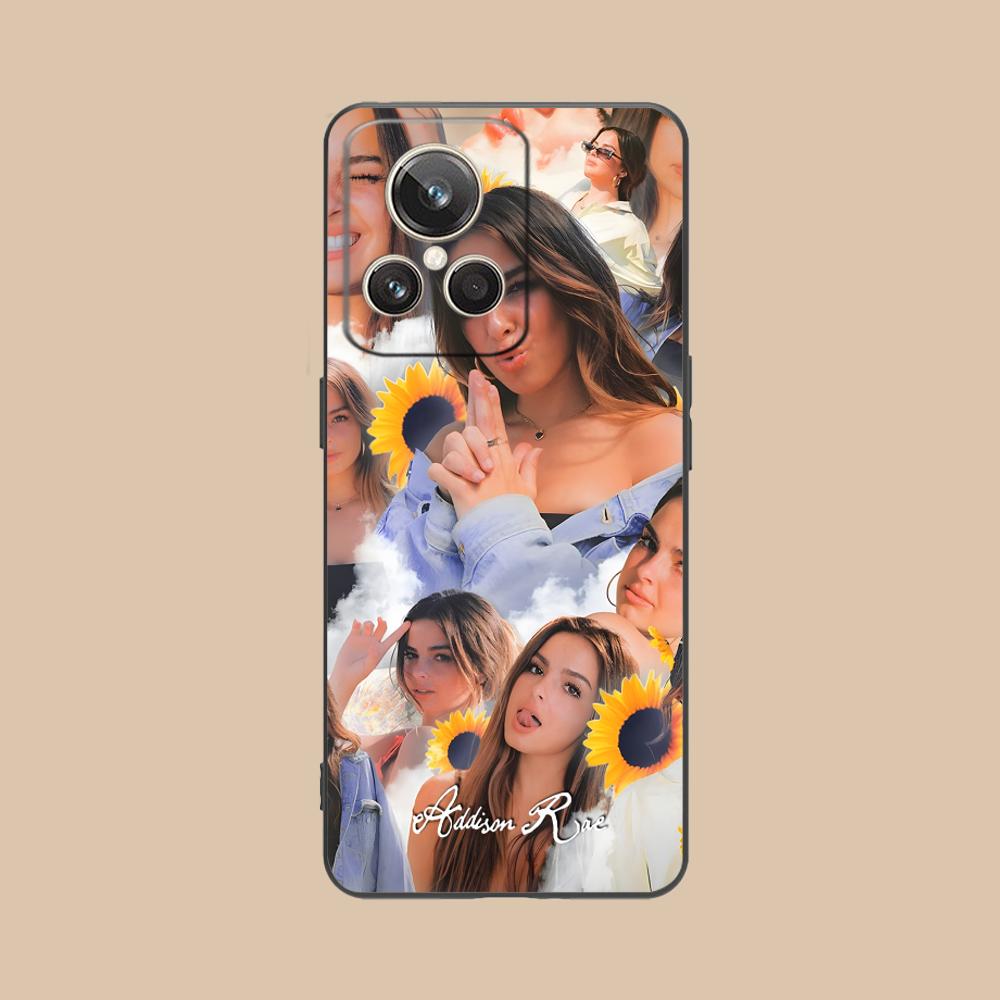 Addison Rae Matte TPU Mobile Phone Case for Realme GT 8 Neo Pro C75 73 71 C67 65 C55 53 C35 31 C20 15 Colorful Cover
