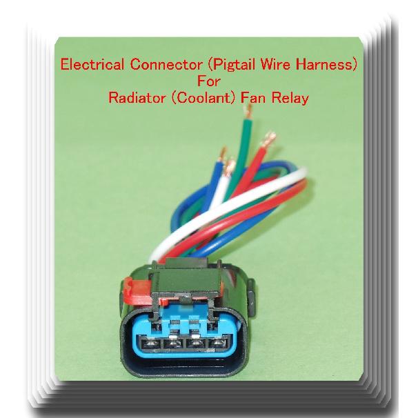 Electrical Connector of  Radiator Coolant Fan Relay Fits: Chrysler Dodge Jeep &