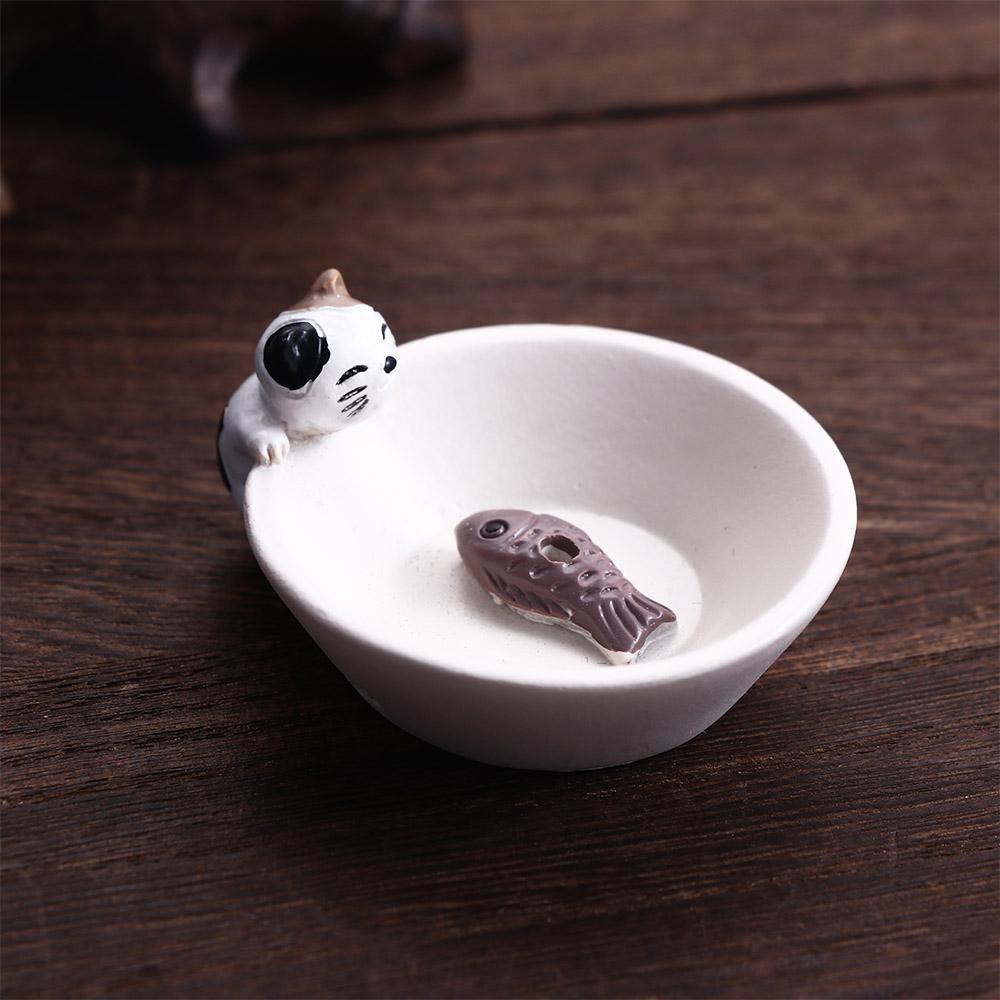 Resin Healing Cute Multifunctional Censer Rack Ash Catcher Incense Holder Incesence Stick Holder