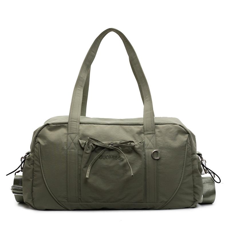 

New short-distance business trip travel bag Portable large-capacity multi-functional fitness bag Sports yoga bag Storage luggage bag зелений