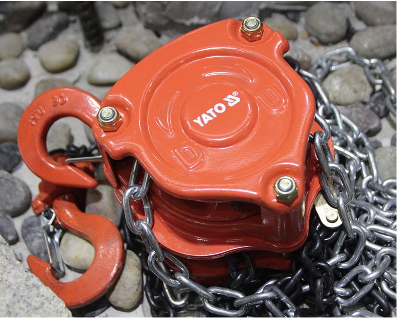 Yiertuo Manual Chain Lever Hoist, 1.5-9 Ton Capacity, 3-9 Meter Lift