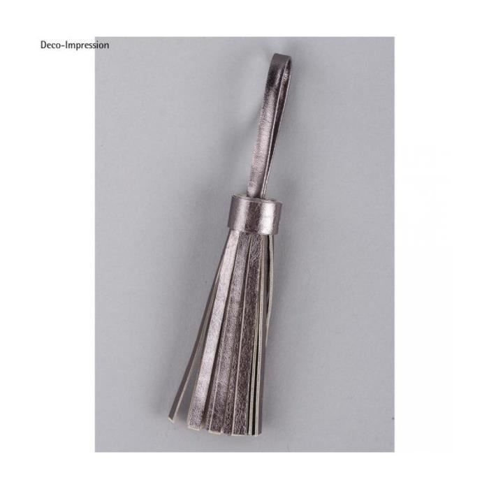 2 Coupons simili cuir métallique 'Rayher' Or/Bronze 9.5x15 cm