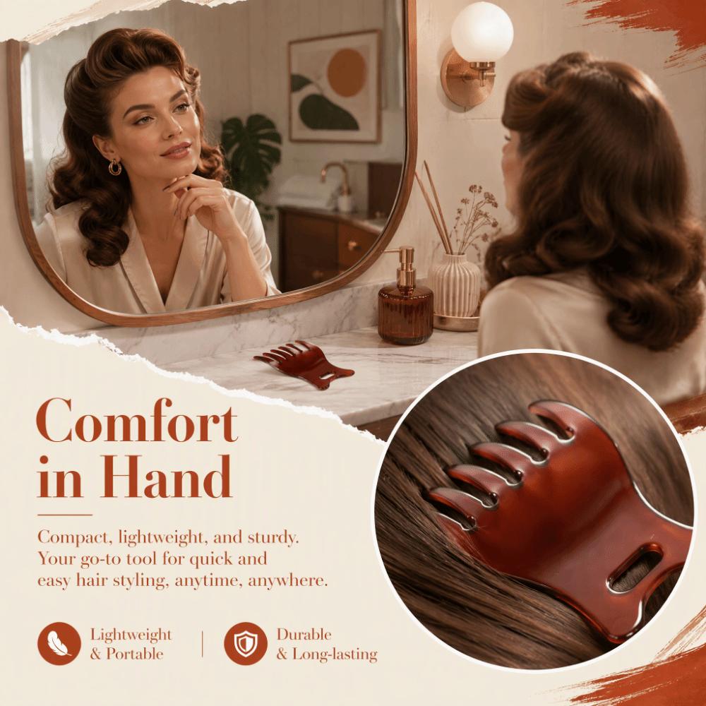 3PCS Smooth Edges Wide Tooth Combs Compact Size Detangling Comb Styling Comb Set Home Use