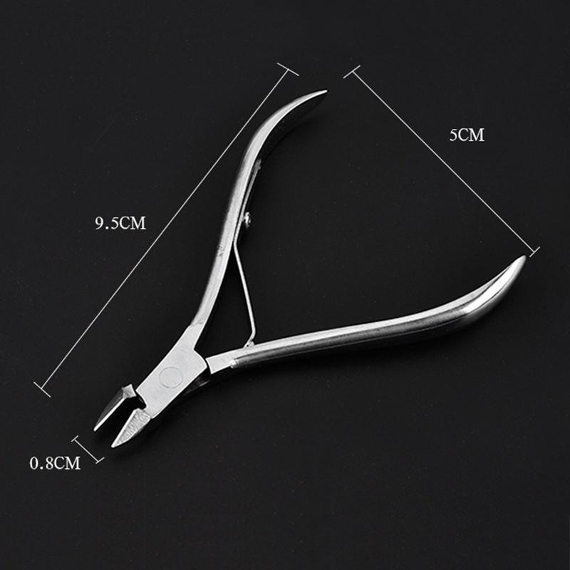 1Pc Stainless Steel Nail Trimmer Clipper Cuticle Nipper Dead Skin Remover Scissor Plier Nail Art Tool