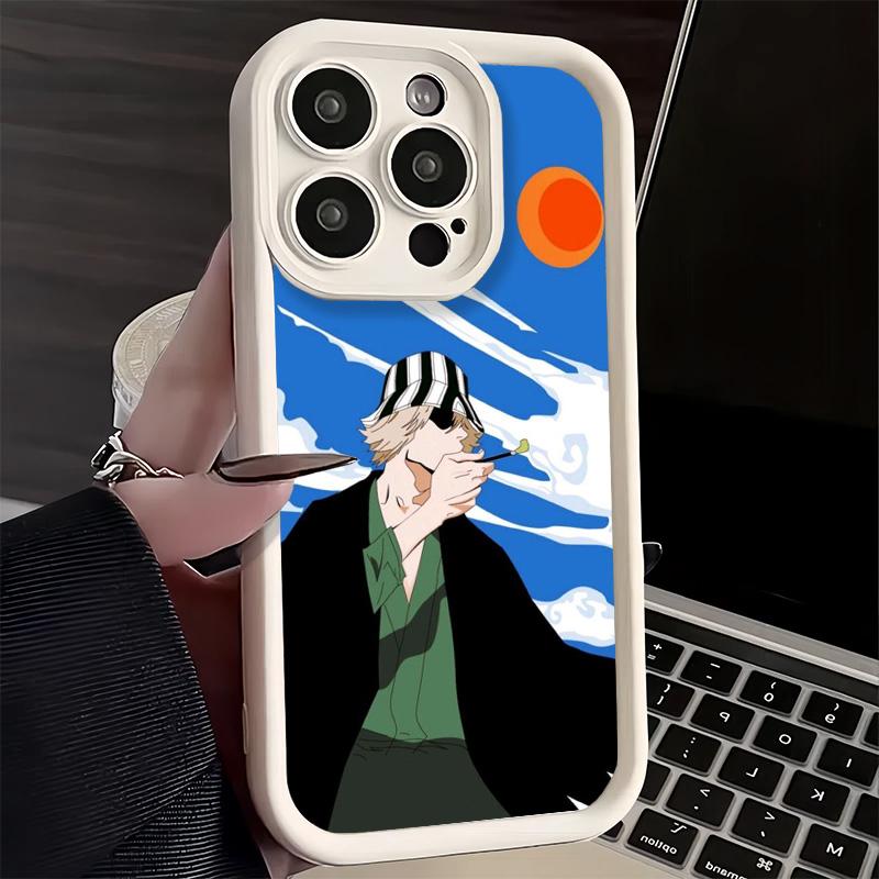 Phone Case for iPhone 17 Air 16E 15 16 Pro Max Bleach Kisuke Urahara Cover 14 Plus 13 12 Mini Soft Shell Silicone Fundas