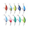 10Pcs Artificial Crankbait 3D Fishing Bait Fishing Accesories for Bass Pikes Freshwater