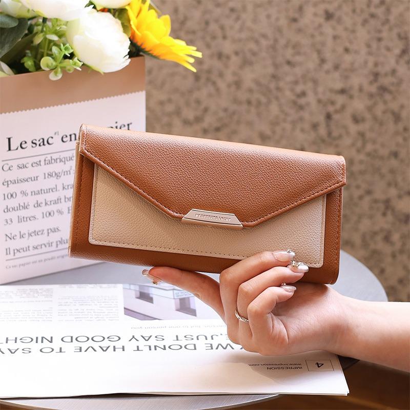 

Кошелек женский длинный Niche женская сумка коричневый