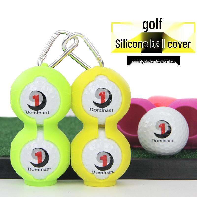 

Силіконові чохли для гольф-м ячів (2-пакет) - Захисні аксесуари з кріпленням на ремінь рожевий