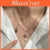 Pearl Water Drop Pendant Necklace With Saturn Charm For Women And Men