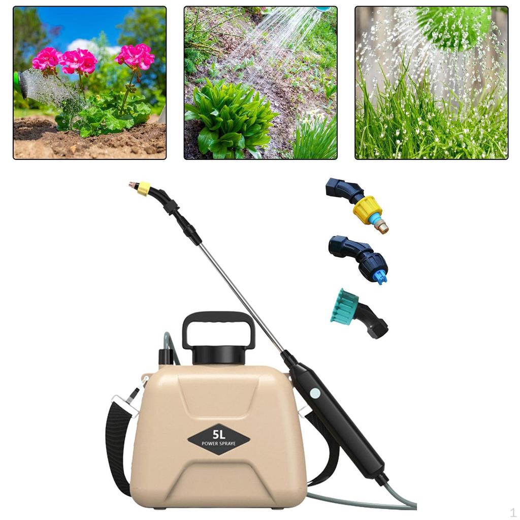 Pump Sprayers, Watering Spray Bottle, Portable Can, Electric Sprinkler System for Spraying