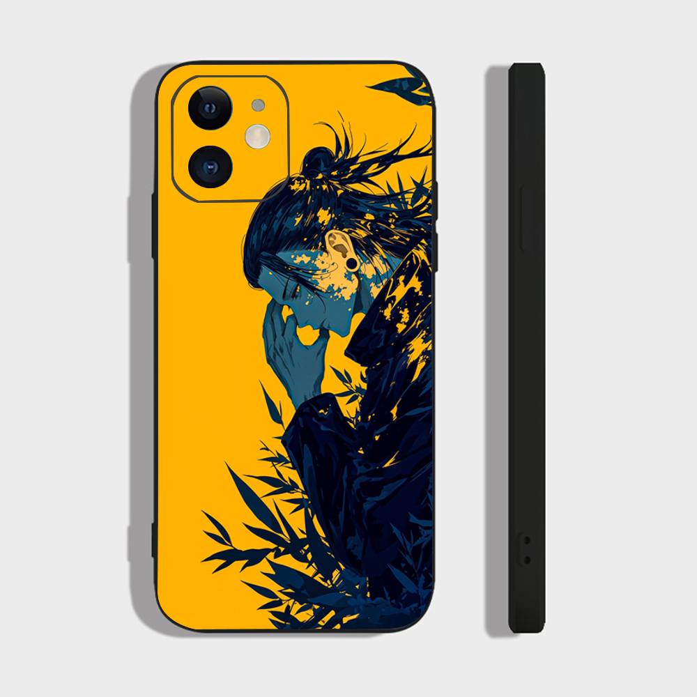 Jujutsu Kaisen Geto Suguru Phone Case For IPhone 17 Air 16 15 14 13 Pro Max 11 12 Black Silicone Cover