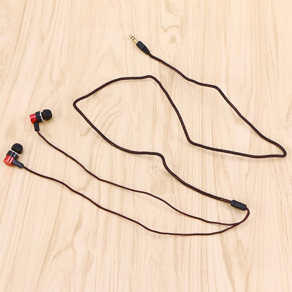 in-Ear Earphone with Heavy Bass Stereo Clear Treble Strong Bass Noise Reduction Comfort Fit for All 3.5mm Devices