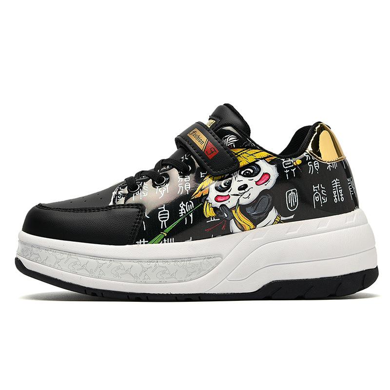 

Детская обувь Runaway Shoes Роликовые коньки для мальчиков Четырехколесные беговые туфли Невидимые коньки для школьников Невидимая обувь для девочек с колесами 30