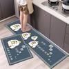 Long Kitchen Mats Home Floor Toilet Entrance Mat  Home Quick Drying Super Absorbent Floor Mat Kitchen Rugs Mats Non Slip Modern