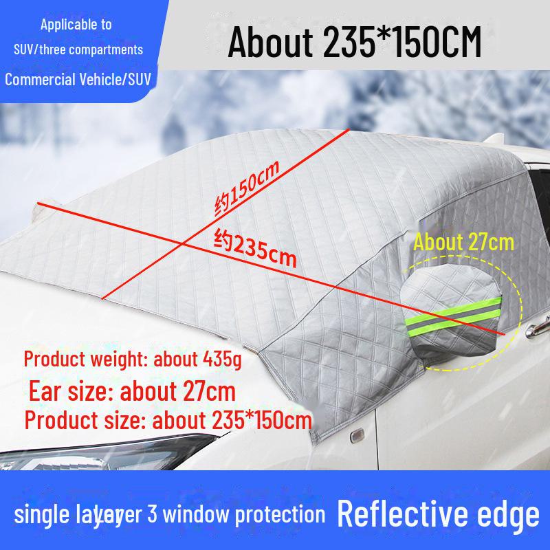 Car Sunshade: Heat Insulation Front Window Cover for Summer and Winter