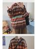Men's Loose Fit Thickened Knitted Sweater - Korean & Harajuku Style Winter Pullover
