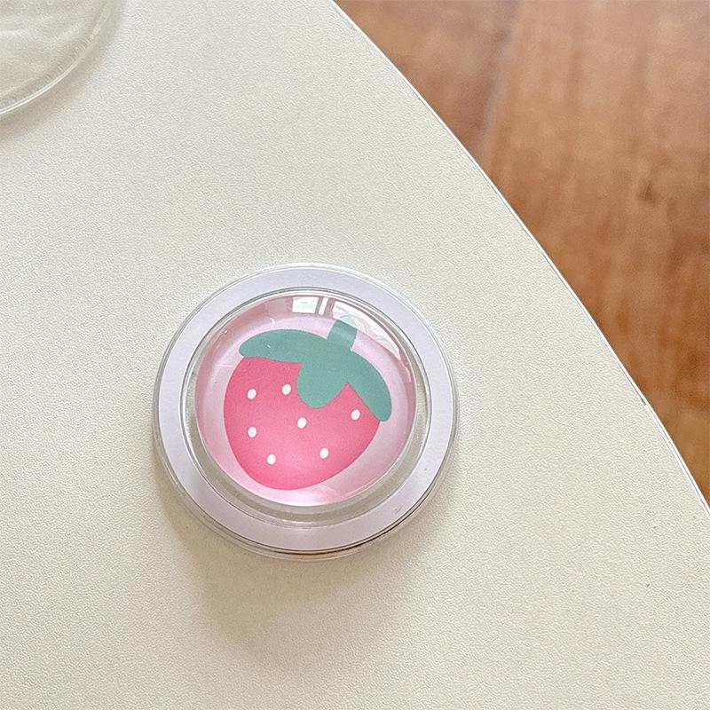 Magnetic Phone Airbag Holder with Watermelon, Orange, and Tomato Design - Korean Ins Style Retractable Support Stand