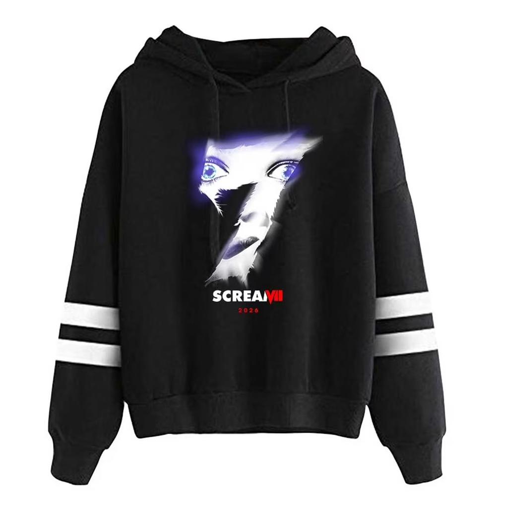 Pullover Hoodie with Graphic Print Long Sleeve Casual Fit Drawstring Hooded Sweatshirt for Adults Unisex Style