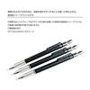 Takeda Drafting Mechanical Pencil, Fixed Sleeve, Metal Grip and Knock, 0.7mm, Lightweight, with Hardness Indicator, 4mm Long Sleeve