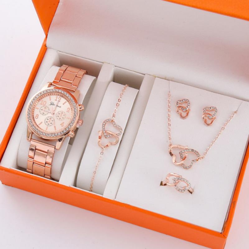 Bracelet Watch Women'S Fashion Narrow Strap Gold Steel Strap Quartz Watch Women'S Student Fashion Watch