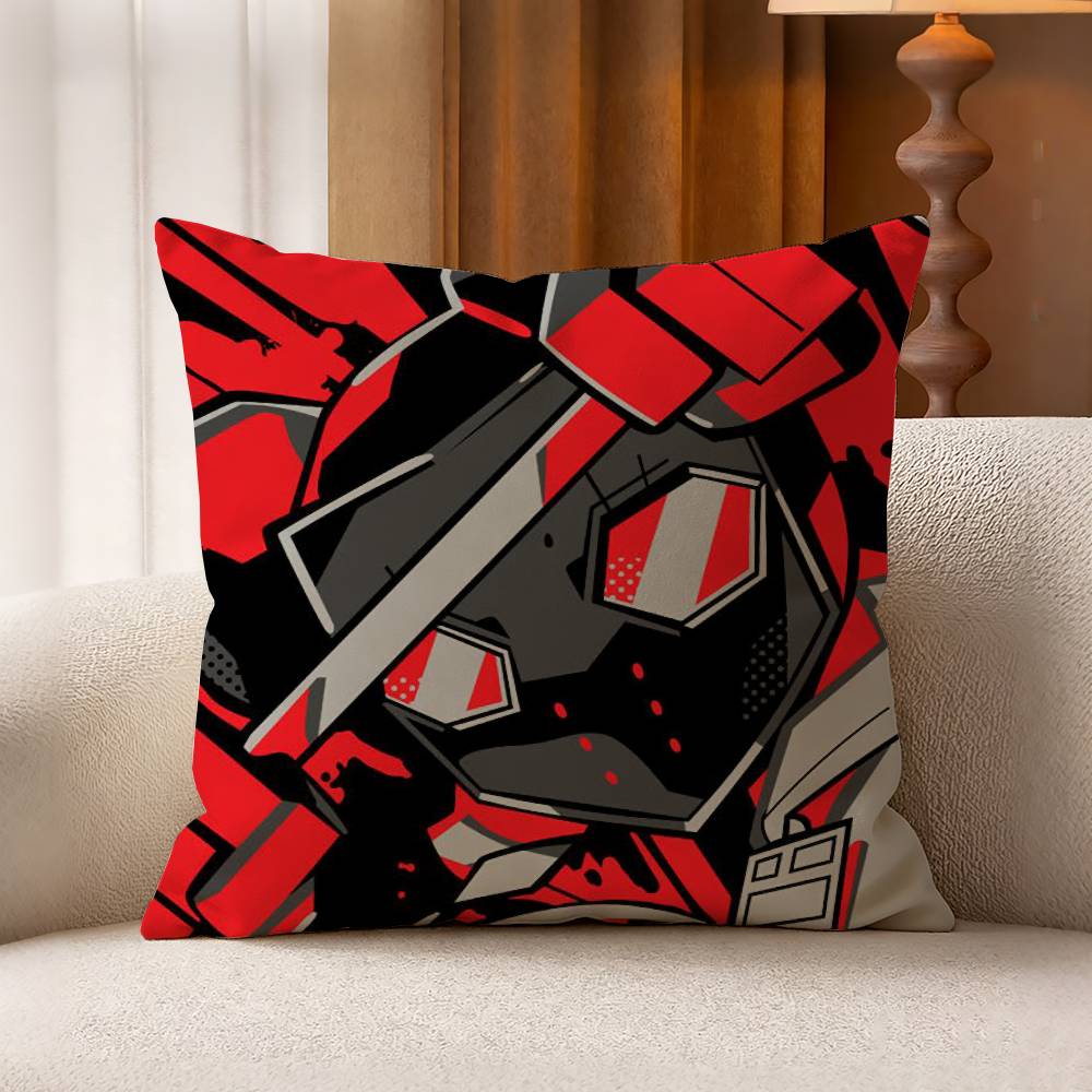 HHank SSharkrobotS MultiSize Printed Pillow Covers Home Decoration